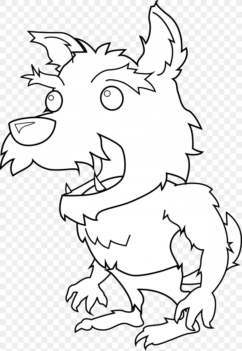 Big Bad Wolf Black And White Line Art Gray Wolf Drawing, PNG, 4640x6724px, Watercolor, Cartoon, Flower, Frame, Heart Download Free