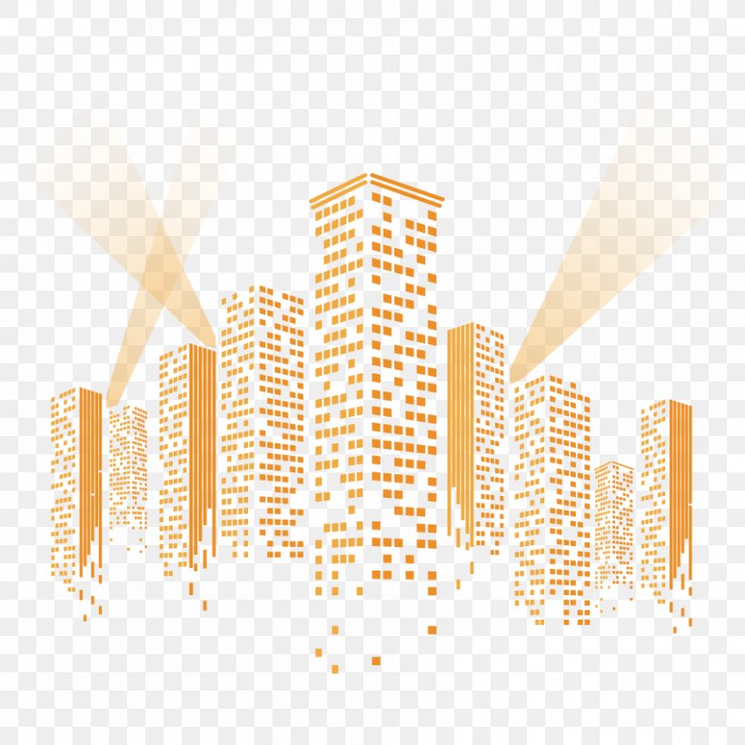 Building Adobe Illustrator Euclidean Vector, PNG, 850x850px, Building, Architecture, Illustrator, Orange, Project Download Free