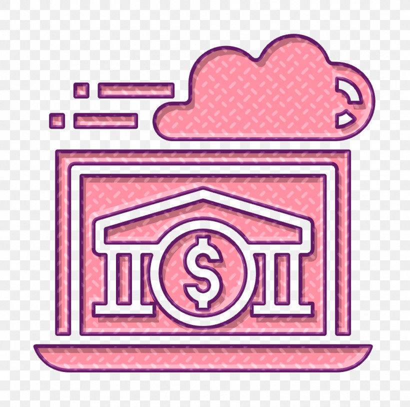 Cashless Icon Bank Icon Fintech Icon, PNG, 1078x1070px, Cashless Icon, Bank Icon, Fintech Icon, Line, Pink Download Free