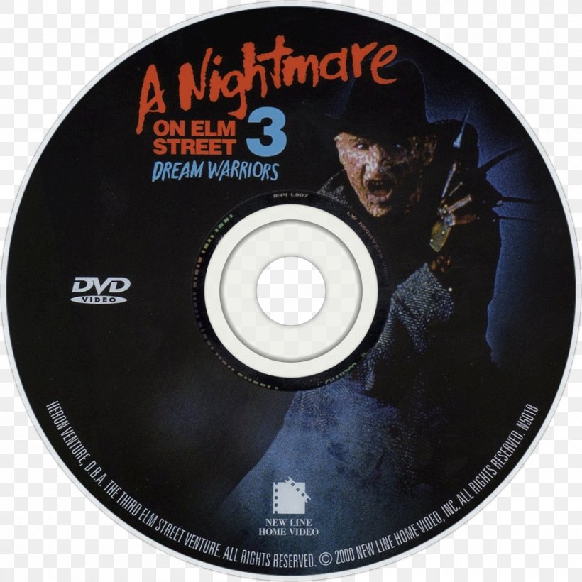 Compact Disc A Nightmare On Elm Street DVD Cover Art Film, PNG, 1000x1000px, Compact Disc, Art, Brand, Cover Art, Data Storage Device Download Free