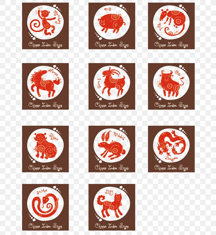 Chinese Zodiac Cartoon Illustration, PNG, 680x894px, Chinese Zodiac, Art, Brand, Cartoon, Logo Download Free