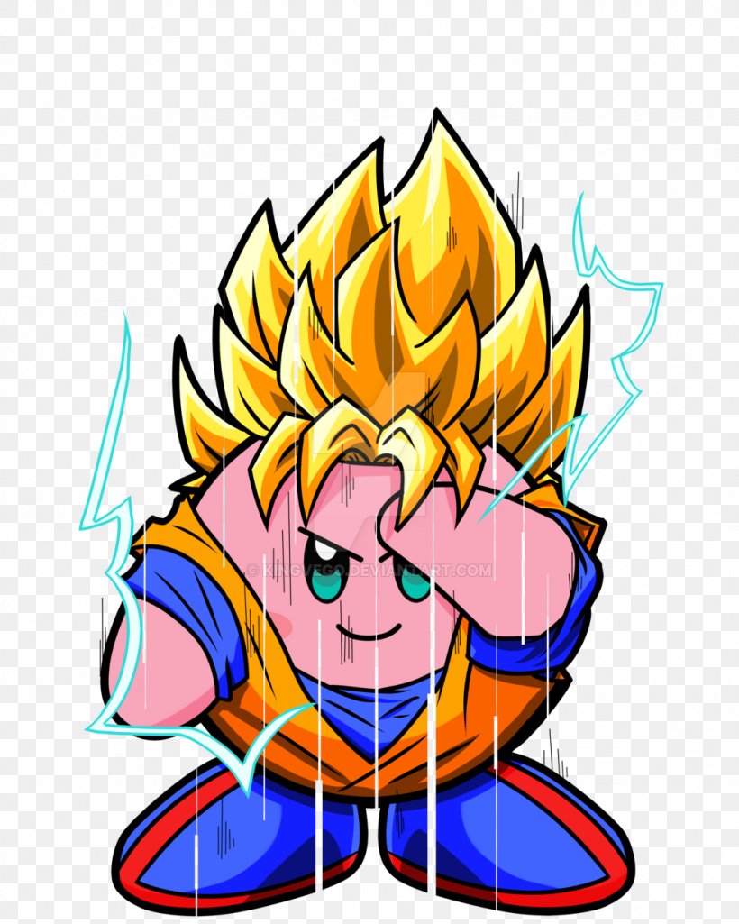 Kirby Super Star Saiyan Super Saiya Link, PNG, 1024x1280px, Kirby, Art, Artwork, Dragon Ball, Dragon Ball Z Download Free