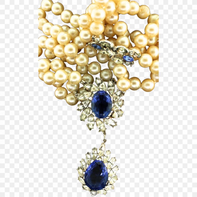 Pearl Sapphire Necklace Jewellery Cobalt Blue, PNG, 1256x1256px, Pearl, Blue, Body Jewellery, Body Jewelry, Cobalt Download Free