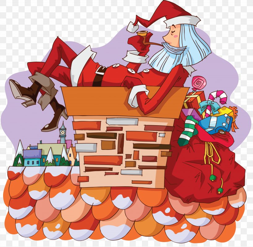 Santa Claus, PNG, 5805x5672px, Santa Claus, Art, Christmas, Christmas Decoration, Christmas Ornament Download Free