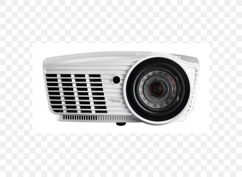 Multimedia Projectors Optoma Corporation 1080p Throw Digital Light Processing, PNG, 600x600px, Multimedia Projectors, Digital Light Processing, Display Resolution, Handheld Projector, Lcd Projector Download Free