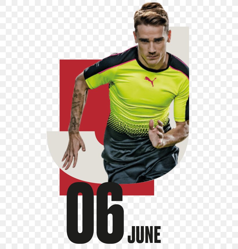 Antoine Griezmann T-shirt Sportswear Puma Fashion, PNG, 500x859px, Antoine Griezmann, Brand, Fashion, Jersey, Joint Download Free