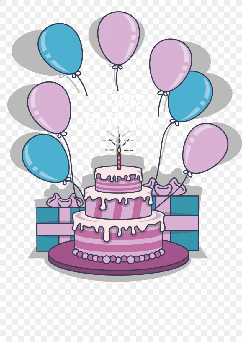 Birthday Cake Torte Gift, PNG, 1200x1697px, Birthday Cake, Balloon, Birthday, Cake, Gift Download Free