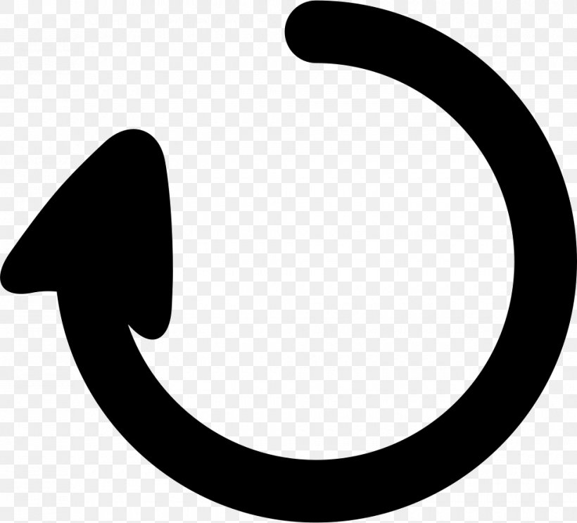 Clockwise Arrow Rotation Relative Direction, PNG, 980x888px, Clockwise, Black, Black And White, Crescent, Line Segment Download Free