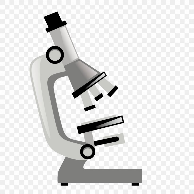 Euclidean Vector Microscope Drawing Beaker Icon, PNG, 1600x1600px, Microscope, Beaker, Black And White, Drawing, Experiment Download Free