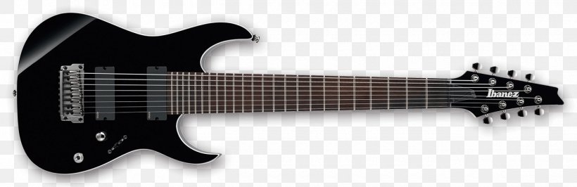 Ibanez Eight-string Guitar Electric Guitar String Instruments, PNG, 1340x436px, Ibanez, Acoustic Electric Guitar, Bass Guitar, Double Bass, Eightstring Guitar Download Free