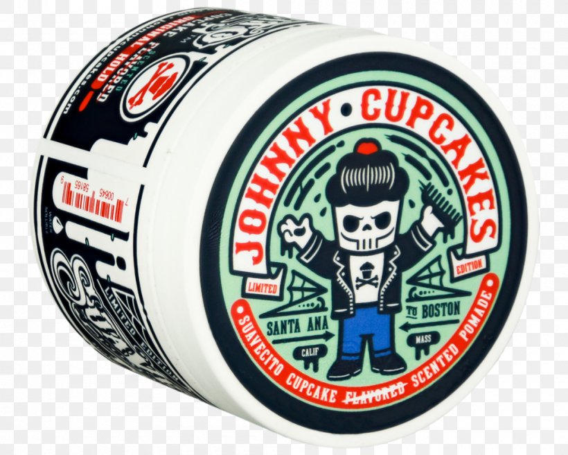Johnny Cupcakes Pomade Hair Styling Products Suavecito, PNG, 1000x800px, Cupcake, Emblem, Greaser, Hair, Hair Care Download Free