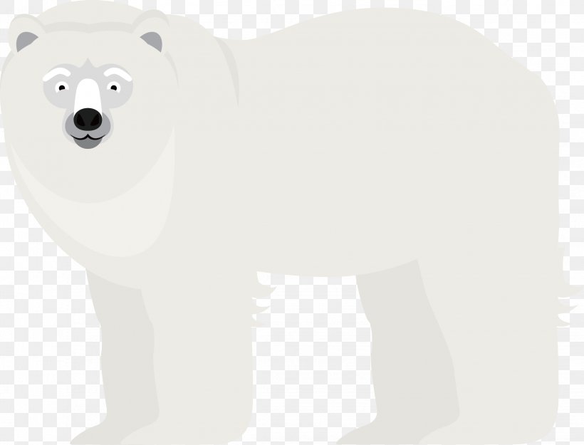 Polar Bear Dog Canidae Illustration, PNG, 2265x1728px, Watercolor, Cartoon, Flower, Frame, Heart Download Free