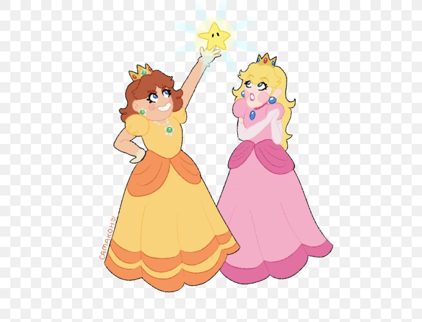 Princess Daisy Princess Peach Common Daisy Clip Art, PNG, 500x626px, Princess Daisy, Art, Cartoon, Character, Color Download Free
