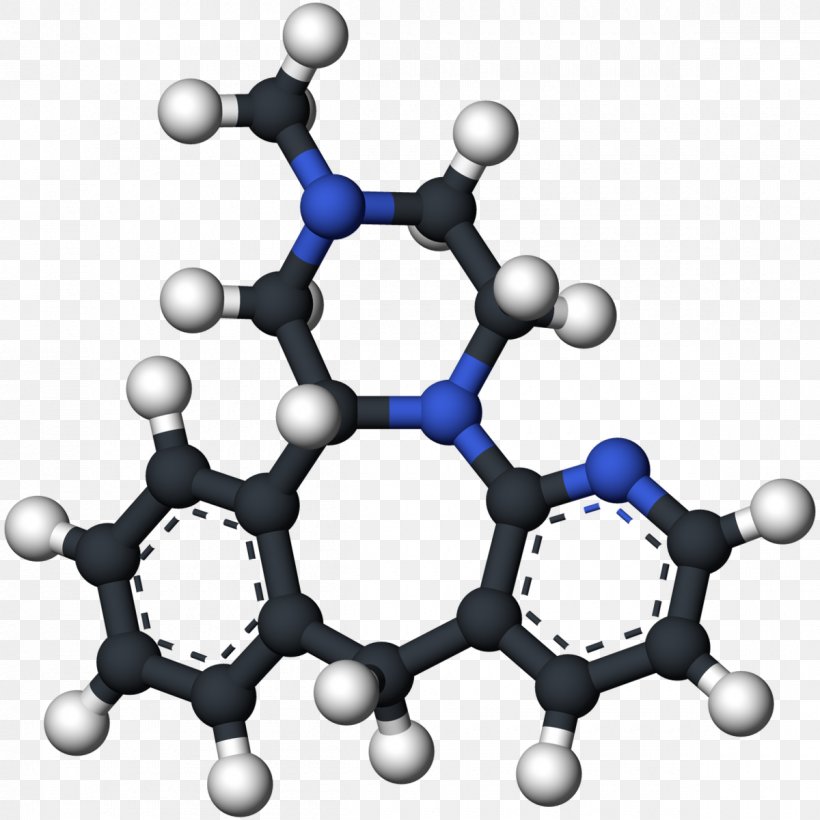 Clozapine Atypical Antipsychotic Molecule Ball-and-stick Model, PNG, 1200x1200px, Clozapine, Amoxapine, Antipsychotic, Atypical Antipsychotic, Ballandstick Model Download Free