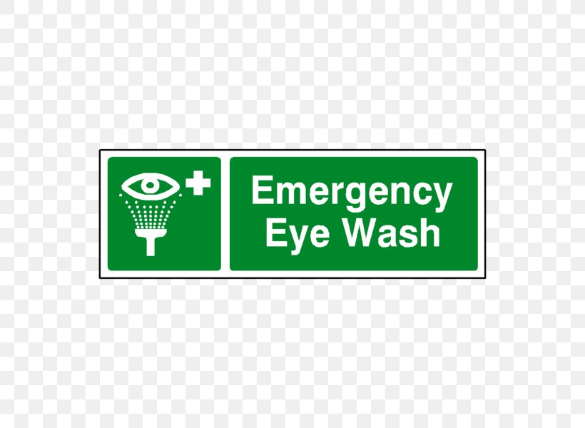 Eyewash Station Safety First Aid Supplies Sign, PNG, 600x600px, Eyewash, Area, Banner, Brand, Coshh Download Free