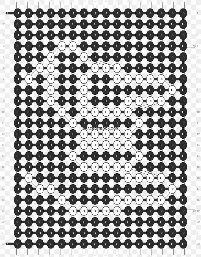 Friendship Bracelet Bead Pattern, PNG, 948x1216px, Friendship Bracelet, Area, Bead, Black, Black And White Download Free