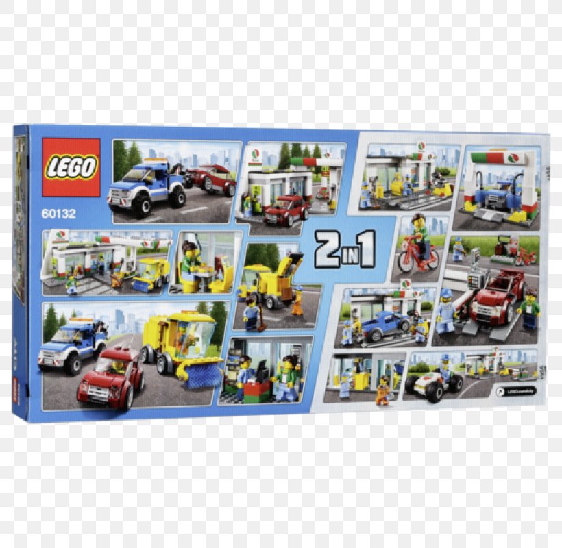 LEGO 60132 City Service Station Amazon.com Lego City Toy, PNG, 800x800px, Lego, Amazoncom, Car, Construction Set, Filling Station Download Free