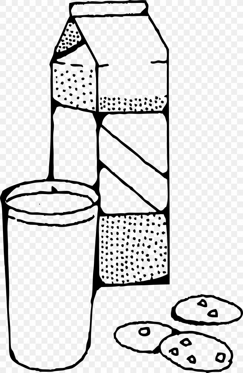 Milk Chocolate Chip Cookie Biscuits Clip Art, PNG, 1969x3025px, Milk, Area, Biscuits, Black And White, Carton Download Free