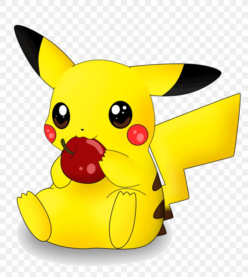 Pikachu Ash Ketchum Pokémon Apple Drawing, PNG, 895x1000px, Pikachu, Apple, Ash Ketchum, Carnivoran, Cartoon Download Free