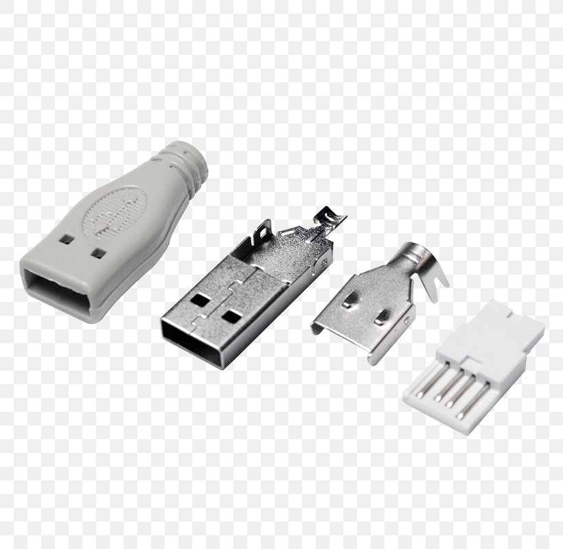 Adapter Electrical Connector USB Electrical Cable Wire, PNG, 800x800px, Adapter, Category 5 Cable, Dsubminiature, Electrical Cable, Electrical Connector Download Free