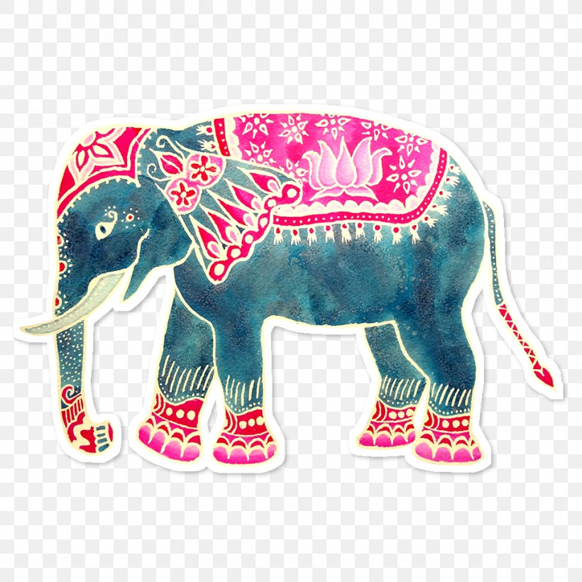 Indian Elephant African Elephant Paper Ganesha, PNG, 962x962px, Indian Elephant, Adhesive, African Elephant, Animal, Art Download Free