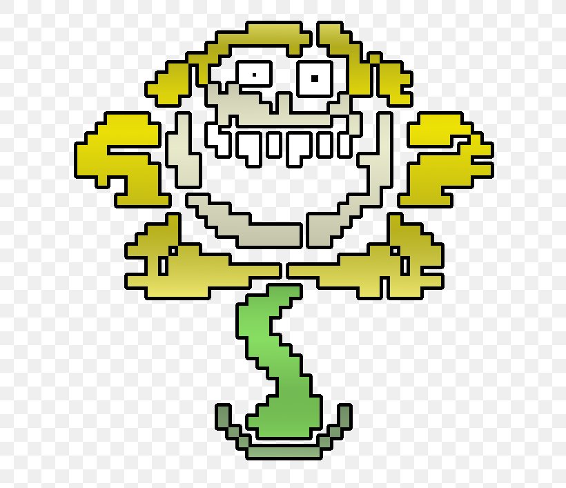 Undertale Sprite Flowey Toriel, PNG, 705x707px, Undertale, Area, Art, Computer Graphics, Flowey Download Free