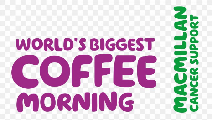 World's Biggest Coffee Morning Macmillan Cancer Support Logo Brand, PNG, 2835x1602px, Macmillan Cancer Support, Area, Bake Sale, Brand, Coffee Download Free
