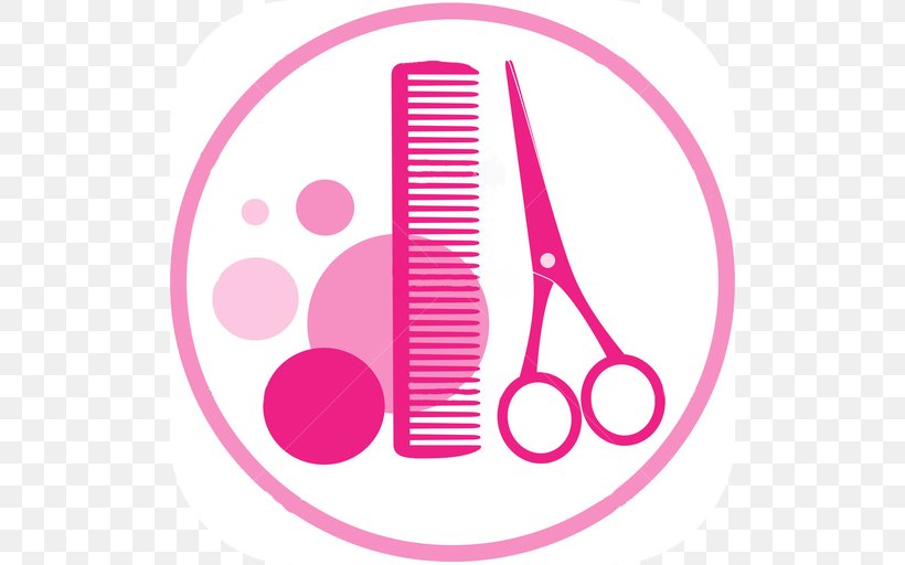 Beauty Parlour Hairdresser Barber Stock Photography, PNG, 512x512px, Beauty Parlour, Area, Barber, Beauty, Brand Download Free