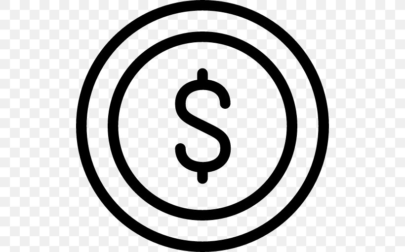 Coin Symbol Money, PNG, 512x512px, Coin, Area, Bank, Black And White, Brand Download Free