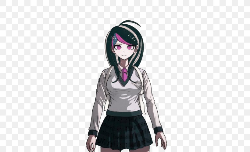 Danganronpa V3: Killing Harmony Danganronpa 2: Goodbye Despair Sprite Danganronpa: Trigger Happy Havoc, PNG, 500x500px, Watercolor, Cartoon, Flower, Frame, Heart Download Free