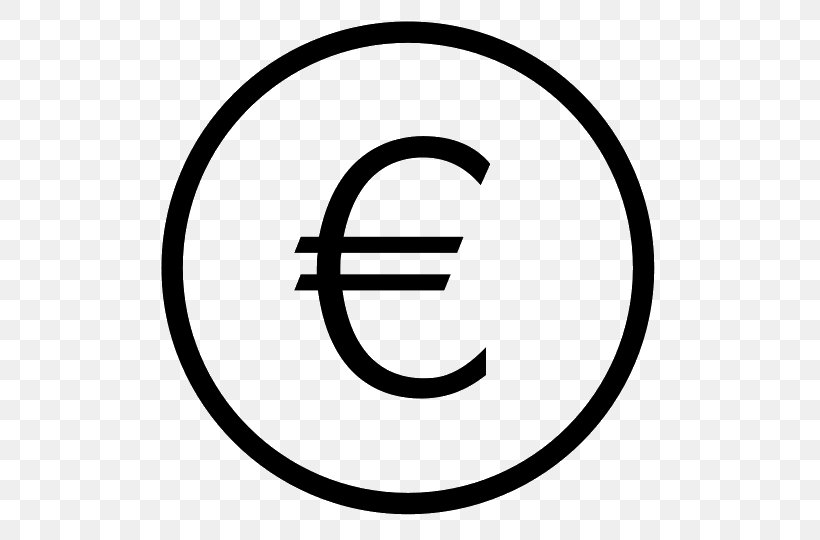 Dollar Sign United States Dollar Euro Sign, PNG, 540x540px, Dollar Sign, Area, Black And White, Brand, Currency Download Free