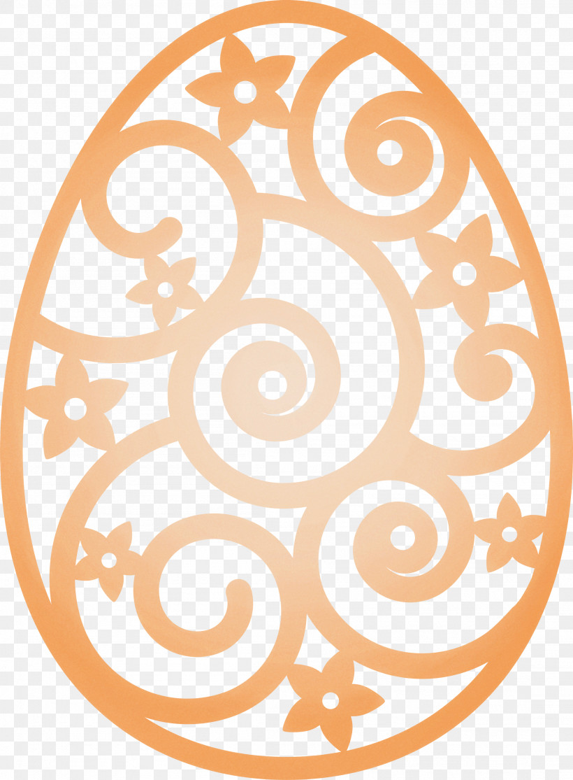 Easter Floral Egg Easter Day, PNG, 2206x3000px, Easter Floral Egg, Circle, Easter Day, Orange, Ornament Download Free