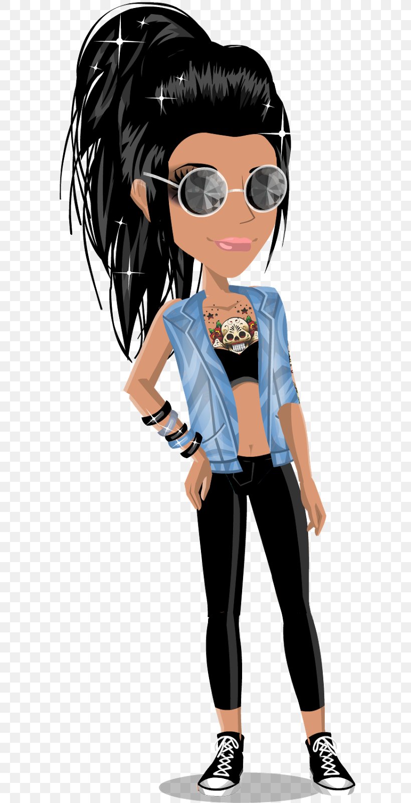 MovieStarPlanet Fashion Clothing Model Black Hair, PNG, 599x1600px, Watercolor, Cartoon, Flower, Frame, Heart Download Free