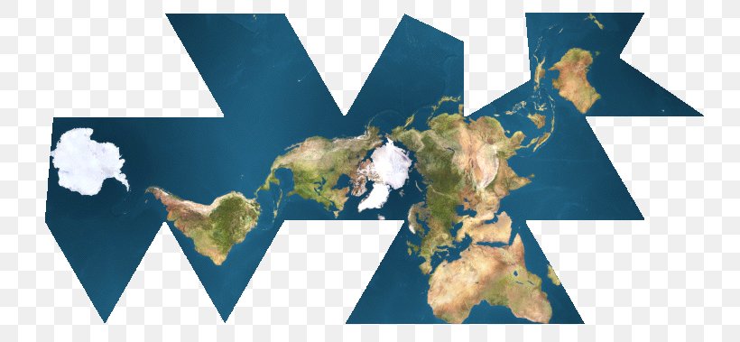 Dymaxion Map World Map Map Projection, PNG, 744x379px, Dymaxion, Buckminster Fuller, Cartography, Dymaxion Map, Earth Download Free