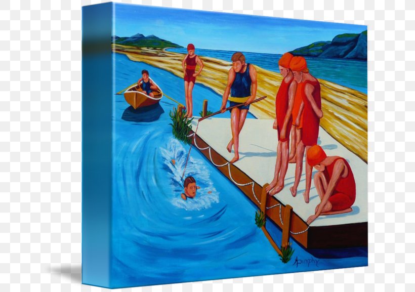 Painting Leisure Vacation Recreation Modern Art, PNG, 650x577px, Painting, Art, Artwork, Blue, Leisure Download Free