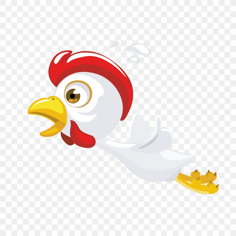 Rooster Chicken Bird Clip Art, PNG, 2000x2000px, Rooster, Beak, Bird, Chicken, Drawing Download Free