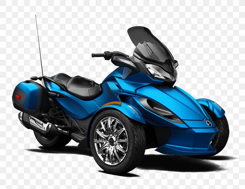 Can-Am Motorcycles BRP Can-Am Spyder Roadster All Seasons Powersports Motorized Tricycle, PNG, 2000x1544px, Motorcycle, Allterrain Vehicle, Automotive Design, Automotive Exterior, Automotive Wheel System Download Free