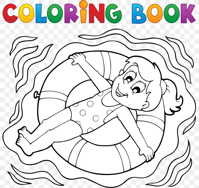 Cartoon Coloring Book Illustration, PNG, 800x773px, Watercolor, Cartoon, Flower, Frame, Heart Download Free