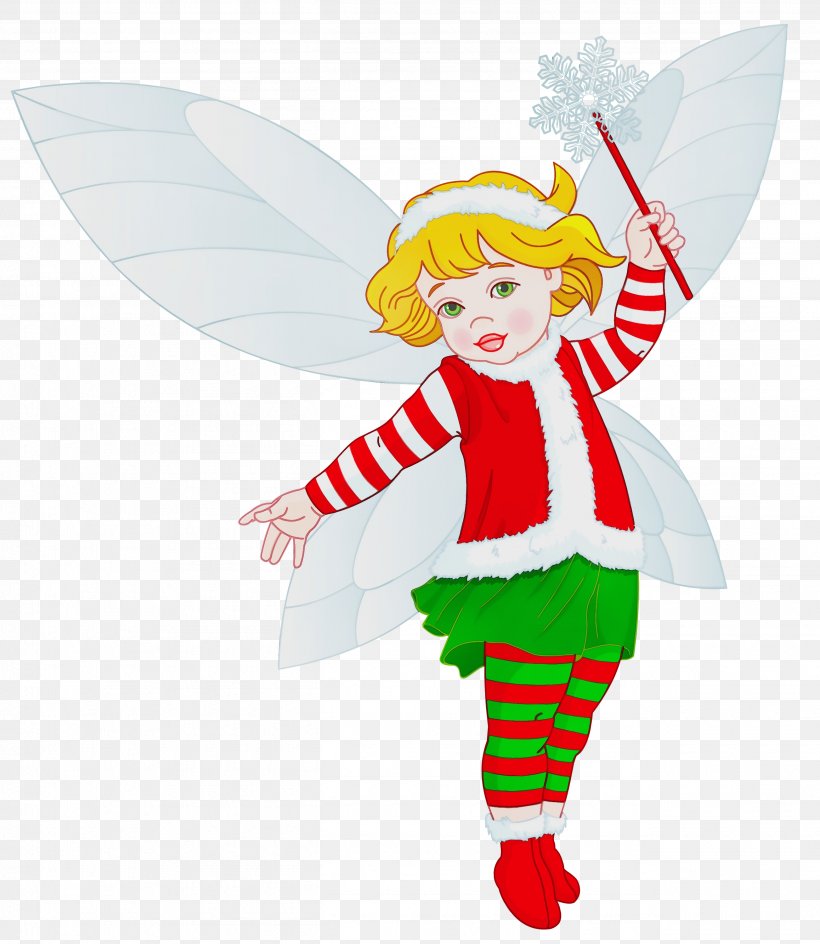 Christmas Elf, PNG, 2605x3000px, Watercolor, Angel, Cartoon, Christmas Elf, Costume Download Free