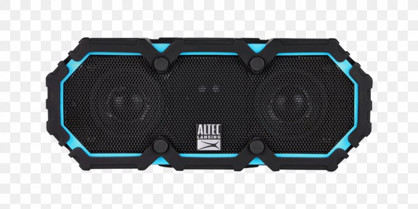 Altec Lansing Mini LifeJacket 2 Altec Lansing LifeJacket 2 Wireless Speaker Altec Lansing Mini LifeJacket 3, PNG, 1024x512px, Wireless Speaker, Altec Lansing, Bluetooth, Brand, Electric Blue Download Free