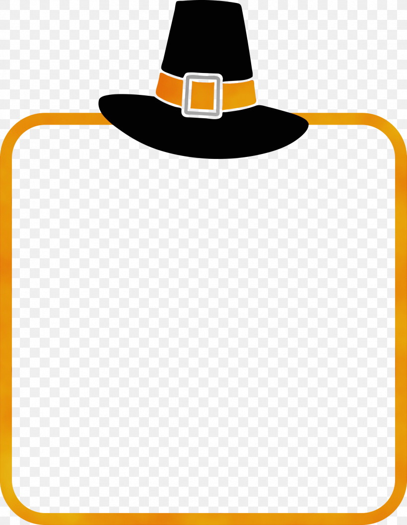 Clothing Hat Line Yellow Costume, PNG, 2327x3000px, Thanksgiving Frame, Autumn Frame, Clothing, Costume, Geometry Download Free