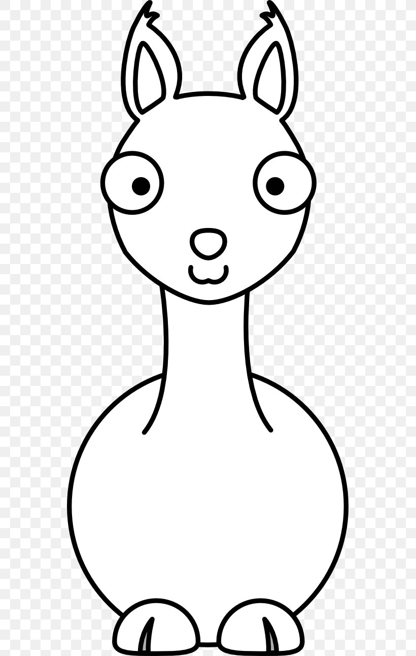Llama Alpaca Cartoon Clip Art, PNG, 555x1292px, Llama, Alpaca, Black And White, Cartoon, Drawing Download Free