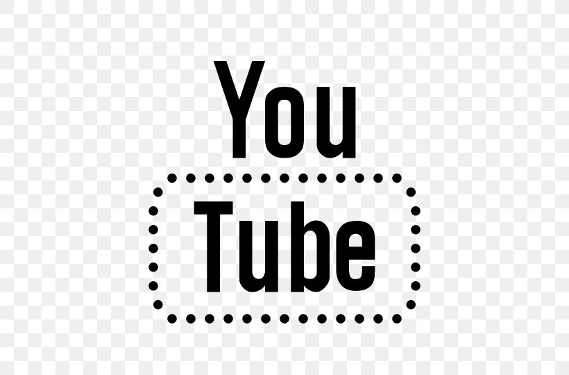 YouTube Logo Clip Art, PNG, 540x540px, Youtube, Area, Black, Black And White, Brand Download Free
