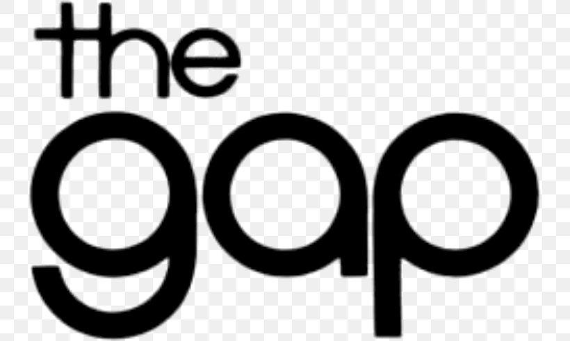 Brand Logo Gap Inc. Clothing, PNG, 736x491px, Brand, Advertising, Area, Black And White, Business Download Free