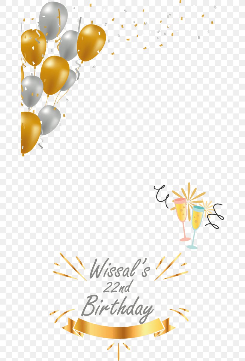 Happy Birthday Floral, PNG, 680x1209px, Balloon, Author, Birthday, Floral Design, Gift Download Free