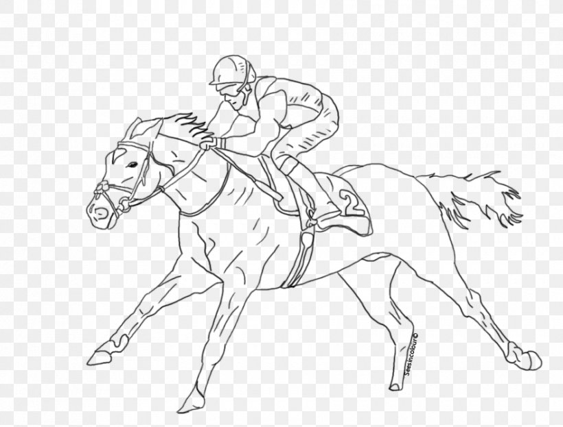 thoroughbred horse racing coloring book jockey png