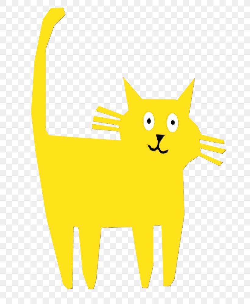 Whiskers Cat Design Angle Yellow, PNG, 776x1000px, Watercolor, Cartoon, Cat, Gesture, Kitten Download Free