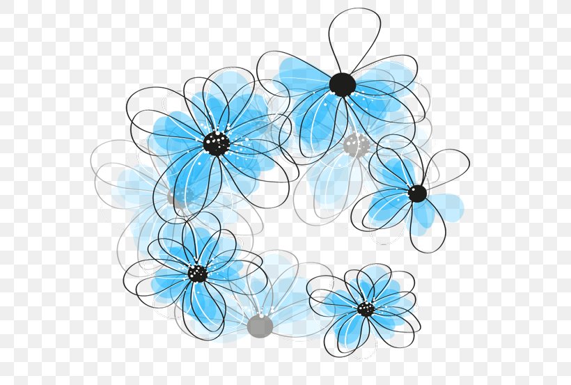 Blue Butterfly Flower, PNG, 600x553px, Blue, Aqua, Art, Butterfly, Color Download Free