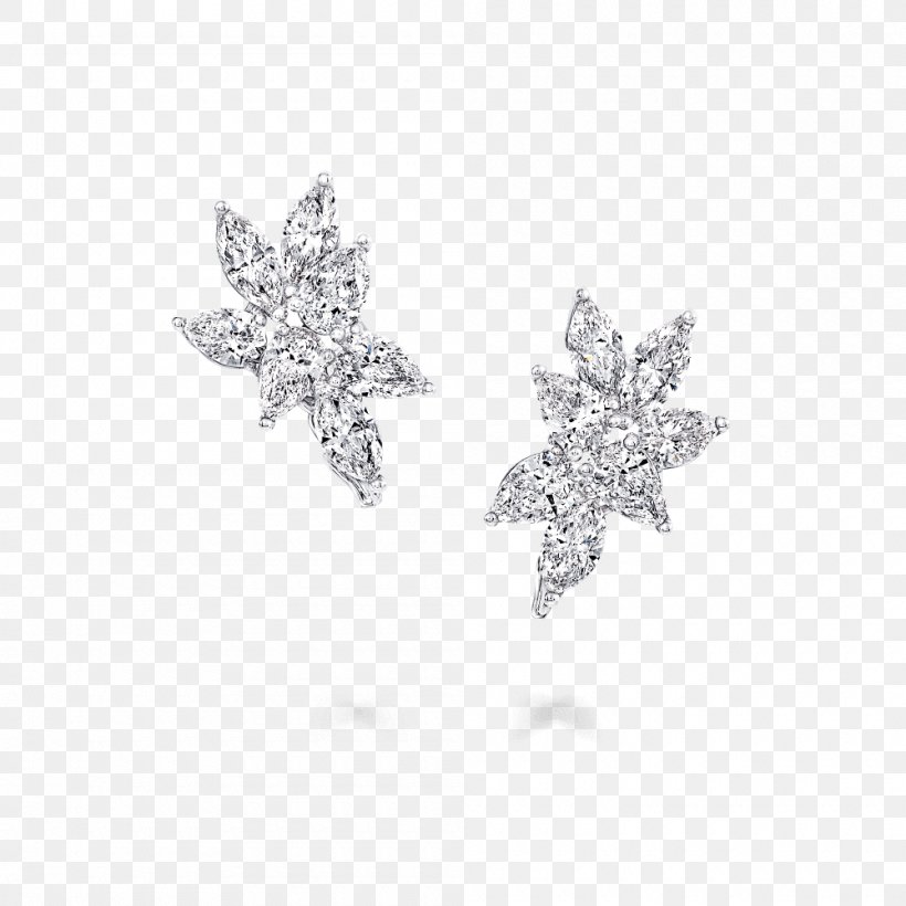 Earring Graff Diamonds Jewellery Brooch, PNG, 1000x1000px, Earring, Body Jewellery, Body Jewelry, Brooch, Diamond Download Free