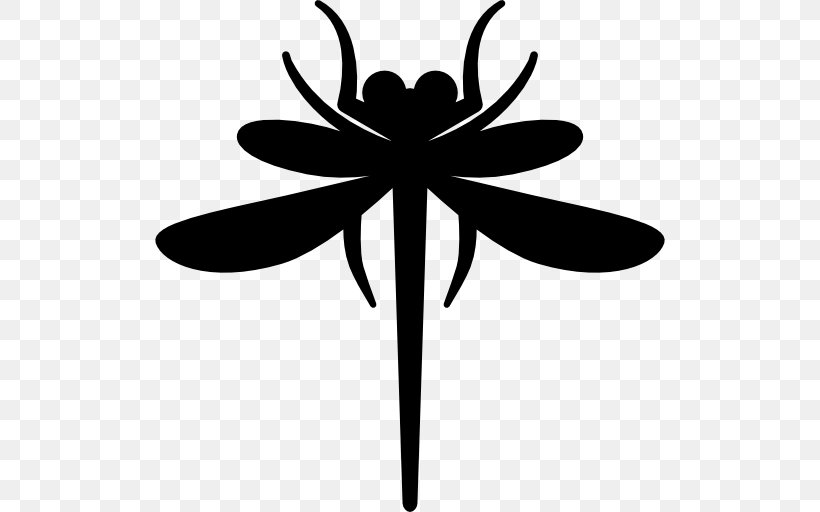 Insect, PNG, 512x512px, Insect, Artwork, Black And White, Dragonfly, Flower Download Free